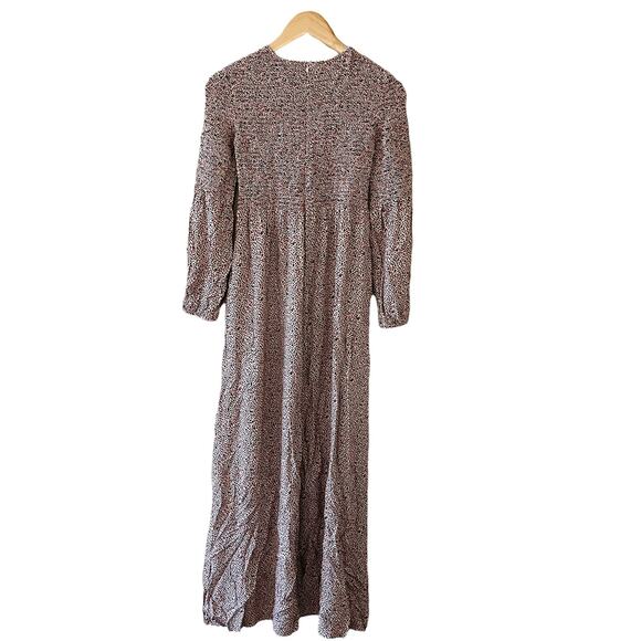 Rodebjer Dress Sandy Dessert Ecru Smocked Long Sleeves Maxi Size XS NEW - Picture 3 of 14